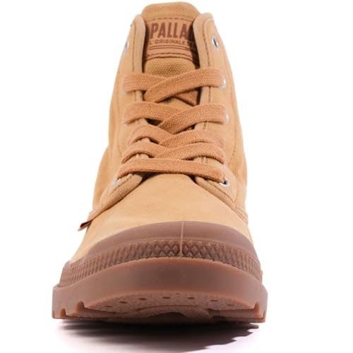 Palladium Men's Pampa Hi Boot, Vegan Canvas Lace Up Boot, Woodlin, 8 M - Image 3