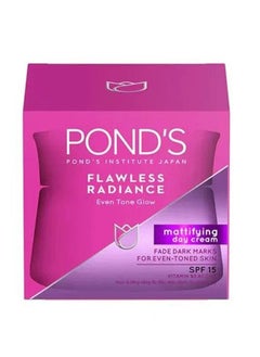 PONDS Flawless Radiance Hydrating Day Gel Cream With Spf 15 And Niacinamide Even tone Glow Fades Dark Marks 50ml  - Image 1