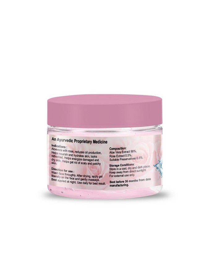 GLOW MORE AGAIN_ Rose Aloevera Gel For all type of skin - Image 5