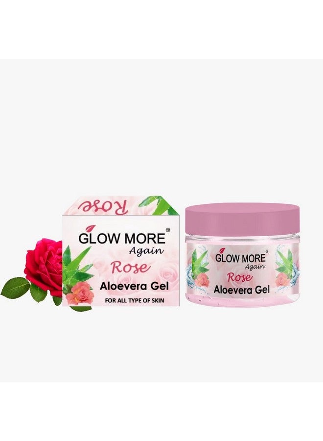 GLOW MORE AGAIN_ Rose Aloevera Gel For all type of skin - Image 1