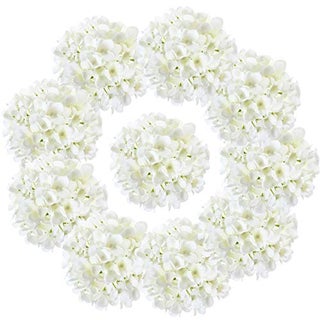 LUSHIDI 10PCS Silk Hydrangea Heads with Stems Artificial Flowers for Wedding Party Home Decor Off White One Size Off - pzsku/Z65729A34EC3F0DD7521EZ/45/1749491243/838aca55-df87-4793-96fb-8c6c216fefe8