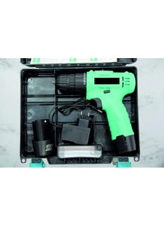 DRONA DRONA MultiFunction Drill Plastic Cordless Drill Screw Driver 10mm with Batteries Two Speed Control LED Light Guided Keyless Chuck Reverse Forward Motion 12V LithiumIon With PH Bit set  - Image 4