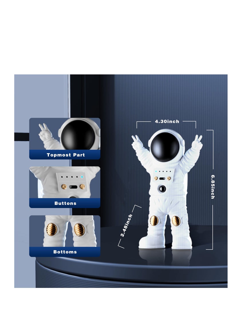 SYOSI - Essential Oil Diffuser, Night Light with Timed Aroma Diffuser, Oils Aromatherapy Diffuser with Astronaut Night Light, Room Decor Aroma Diffuser, Warm White LED Lights for Bedroom, Bathroom, Hallway - Image 1