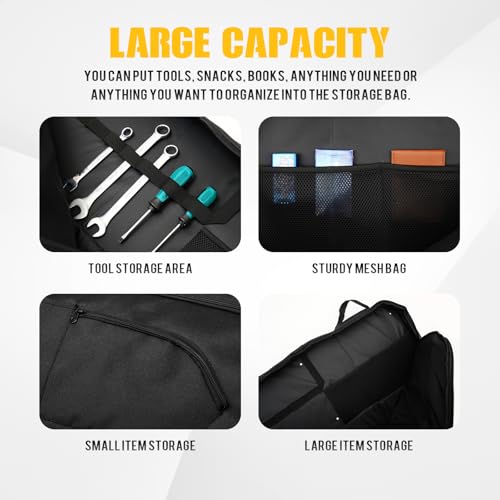 Autorder Tailgate Storage Bag for Suzuki Jimny 2019-2025 Accessories Detachable Oxford Back Door Cargo Organizer Pockets Punch-free Adsorption Trunk Storage Organizer with Multiple Pockets - Image 4