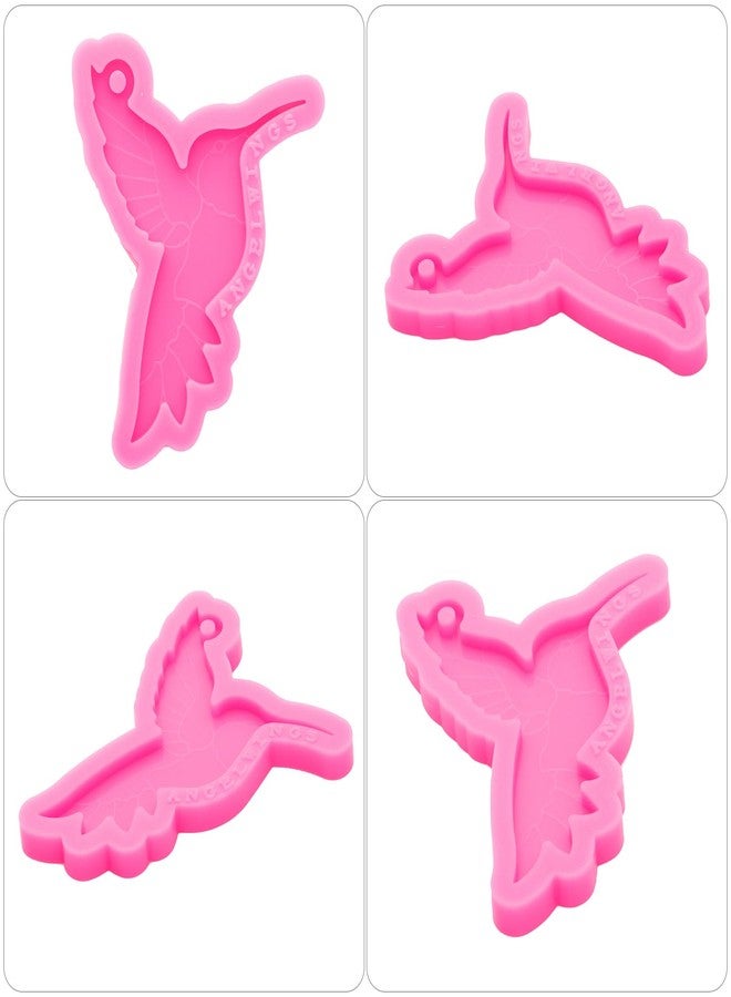 Angel Wings Super Glossy Lovely Hummingbird Style Silicone Mold Resin Keychain Mold Jewelry Epoxy Mould Crafting Keychain Resin Jewelry Making Silicone Mold - Image 5