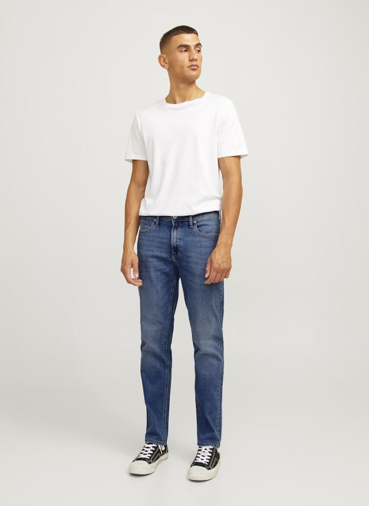 JJ Rebel Jrebluke Jjcraft Mid Wash Jeans Noos  - Image 4