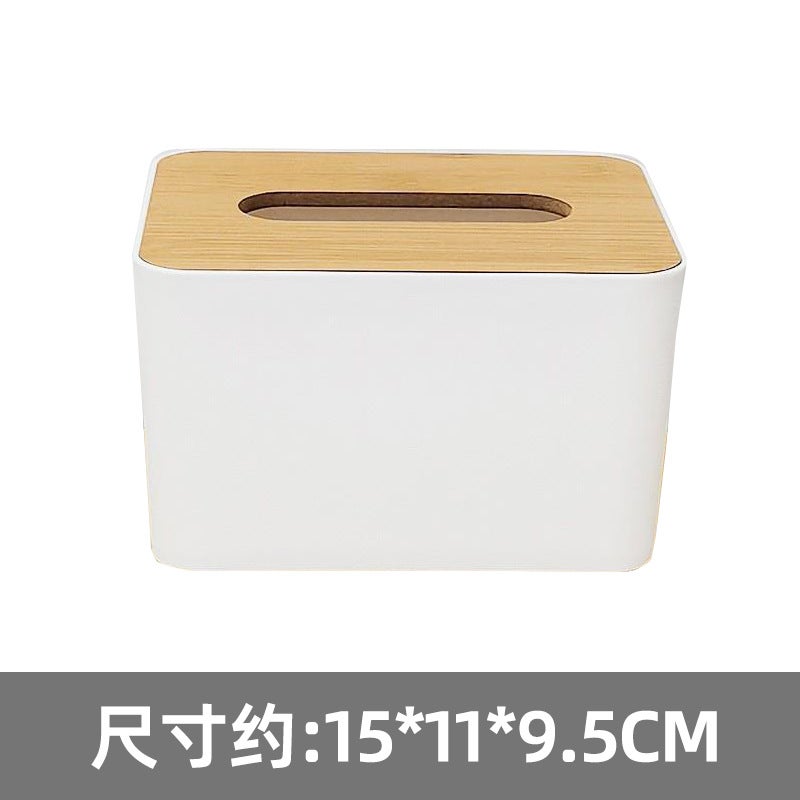Generic Advertising Tissue Box Customized LOGO Hotel Enterprise Bank Restaurant Commercial Promotion Gift Wooden Cover Paper Box Medium Paper Tray