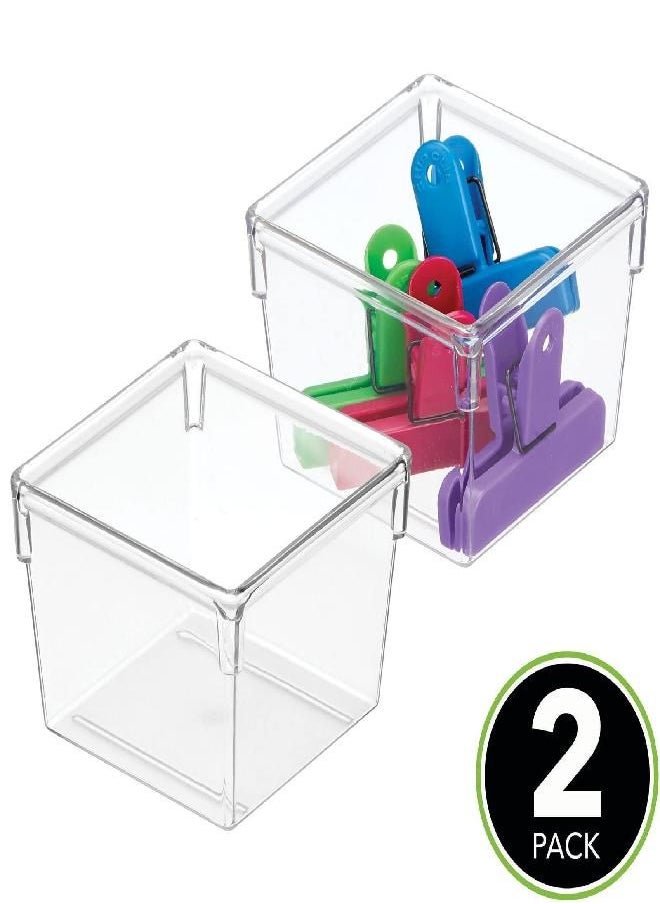 YBM HOME YBM Home Kitchen Drawer Organizer Storage Box Made of Bamboo, 6x6x2 Inch 324  - Image 4