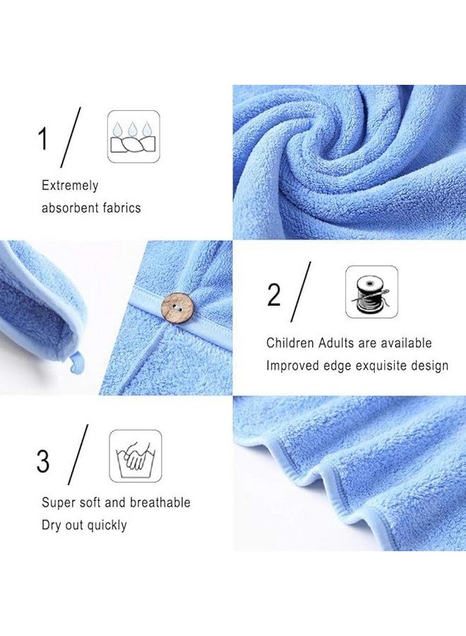 MOBDESK MOBDSESK Hair Salon Towel Multicolor Hair Towel Wrap Anti Frizz Absorbent Towel Hair Drying Microfiber Towel for Hair with Elastic Loop for Tying Head Wrap for Super Quick Drying (Pack of 3)- Ur-698 - Image 3