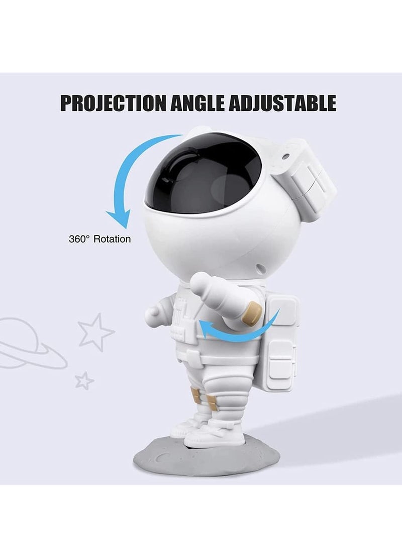 Astronaut Space Projector, Star Projector Galaxy Night Light, Starry Nebula Led Lamp With Timer And Remote, Adjustable Room Decor Astronaut Light Projector, (1pc, Black)  - Image 2
