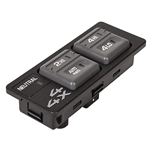 RICH AUTO 4WD Switch Four Wheel Drive Selector Switch 4x4 Compatible with Cadillac Escalade Chevy GMC 1500 2500 Suburban Tahoe Yukon Replaces# 901-130 15027104 19168765 TCA-36 1S4235 - Image 1