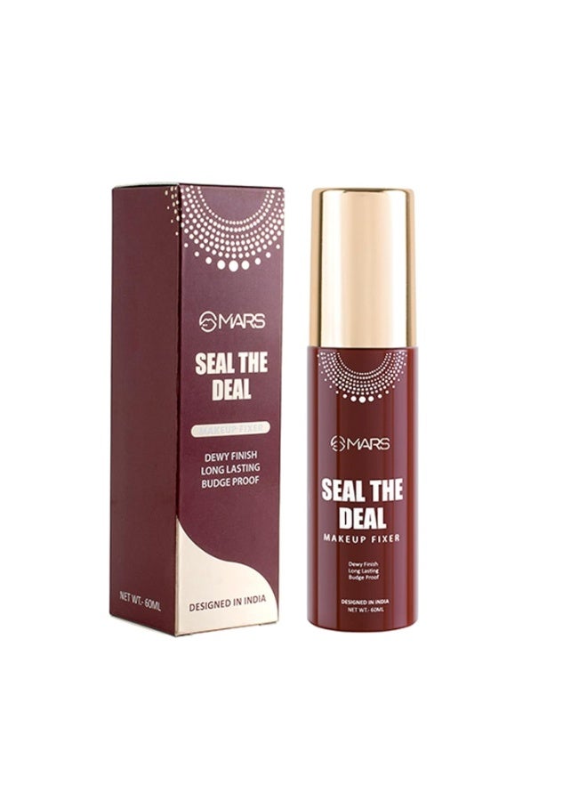 MARS Long Lasting Makeup Fixer spray with Hyaluronic acid | Hydrating Dewy base Setting Spray for Professional Face Make up | Budge Proof | Non Sticky | 60ml - Image 2
