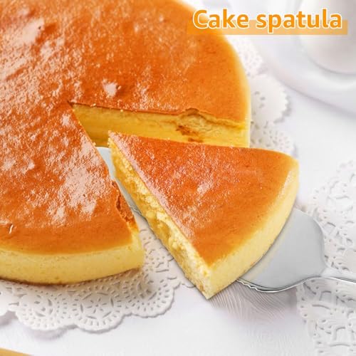 KOUISYY Flan Mold with Lid & Handle, 1.5Qt Stainless Steel Flan Pan Mold with Spatula, Large Capacity Para Flan Maker Container, Portable Round Cake Baking Flan Maker for 6-8QT Pot Making Cheese Cake Pudding - Image 4