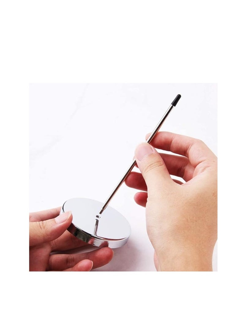 Terabyte Pack of 4 Stainless Steel Straight Rod Paper Memo Receipt Holder Bill Fork Spike Stick Desk Straight Rod 5.5 Inch Long for Bill Fork Stick and Paper Memo Holder Spike, 4 Pcs - Image 4