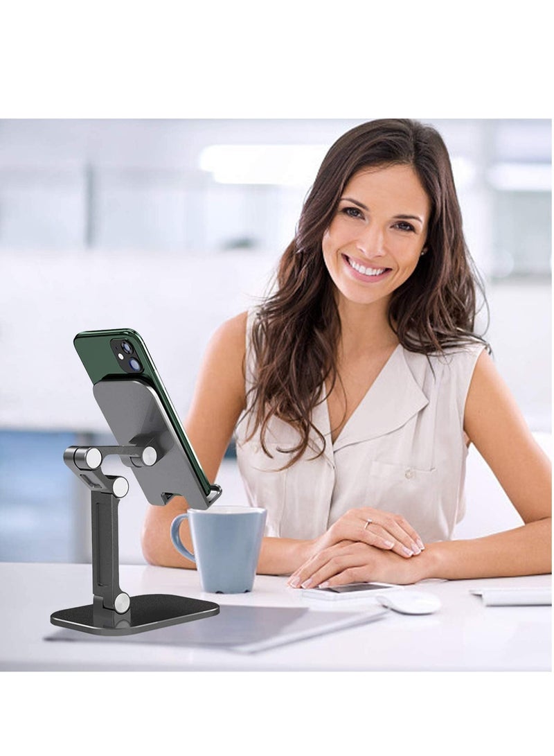 Foldable Portables Cell Phone Stand (Black) - Image 4