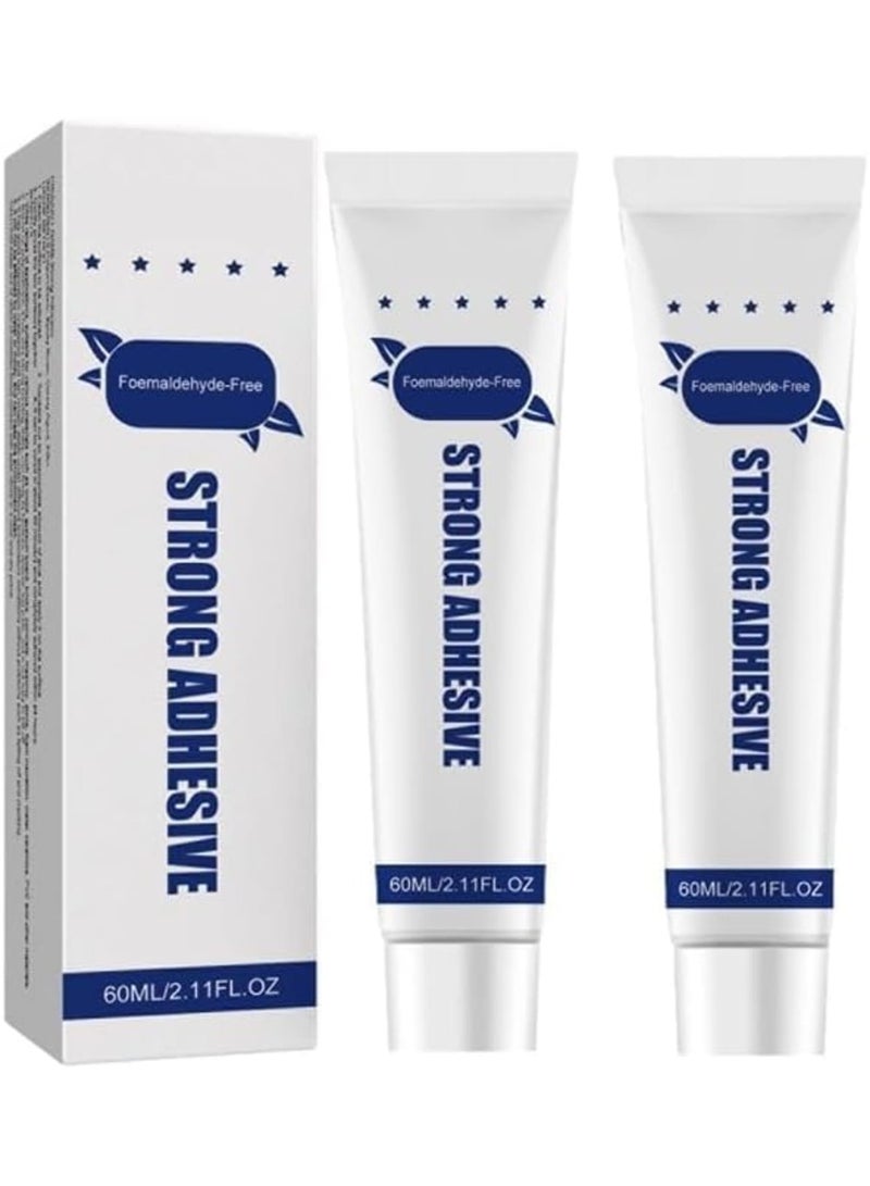 Zikra Multi-Purpose Glue, 2 PCS Nail Free Strong Glue, Waterproof Heavy-Duty Mounting Adhesive for Wood, Ceramic, Metal & More - Image 1