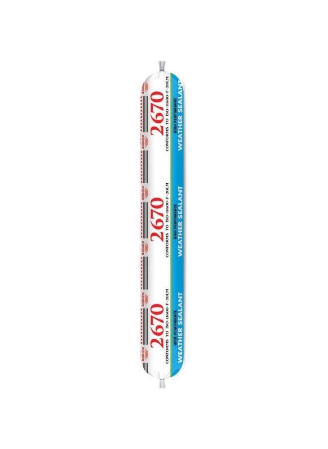 Asmaco Asmaco 2670 Silicone Sealant - Black - 600 Ml - Set of 01 