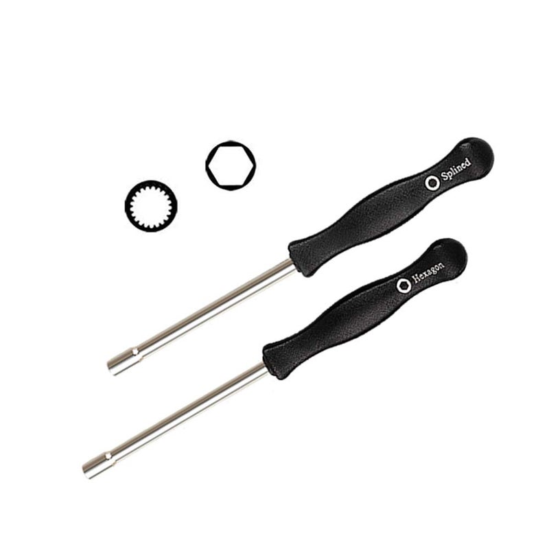 HUZTL Carburetor Adjustment Tool (21-Teeth Splined +Hexagon) Carburator Adjusting Kit for 2-Cycle Small Engine Poulan Husqvarna Homelite Weed Eater Craftman Echo Trimmer Blower - Image 1