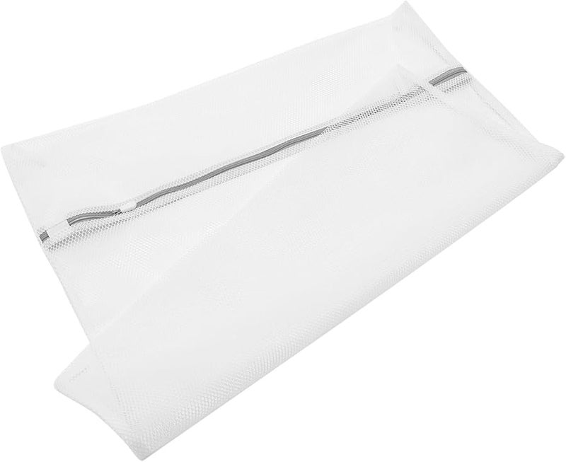 Thickened Mesh Laundry Bag With Zipper For Delicates Prevents Deformation In Washing Machine - Image 1