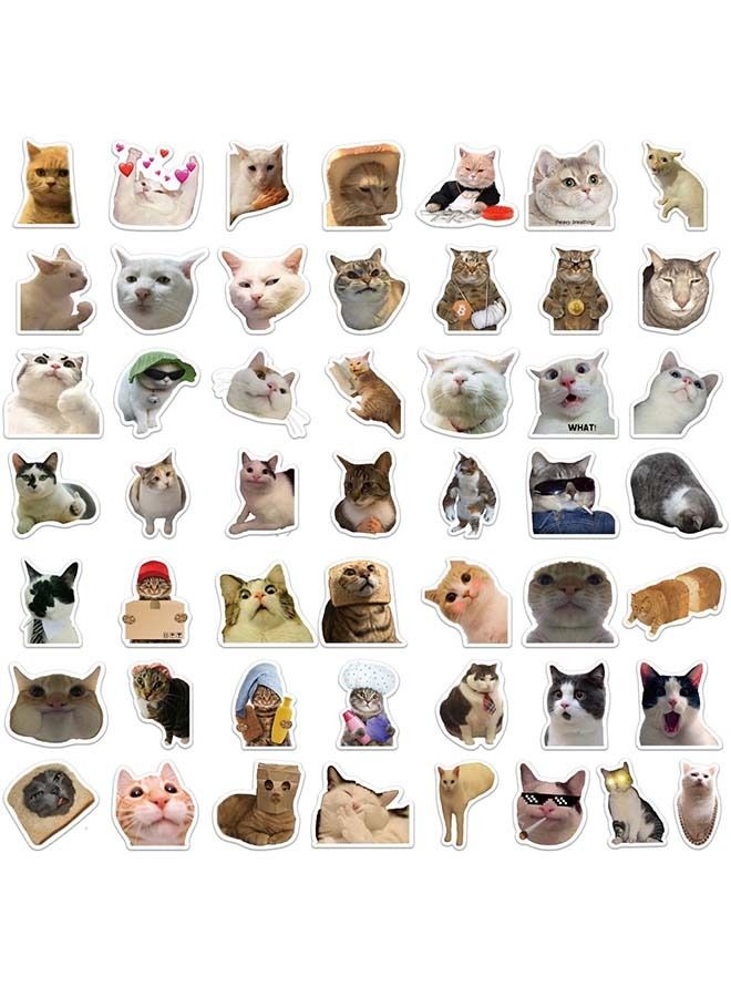 50 Pieces Cute Cat Stickers - Image 4