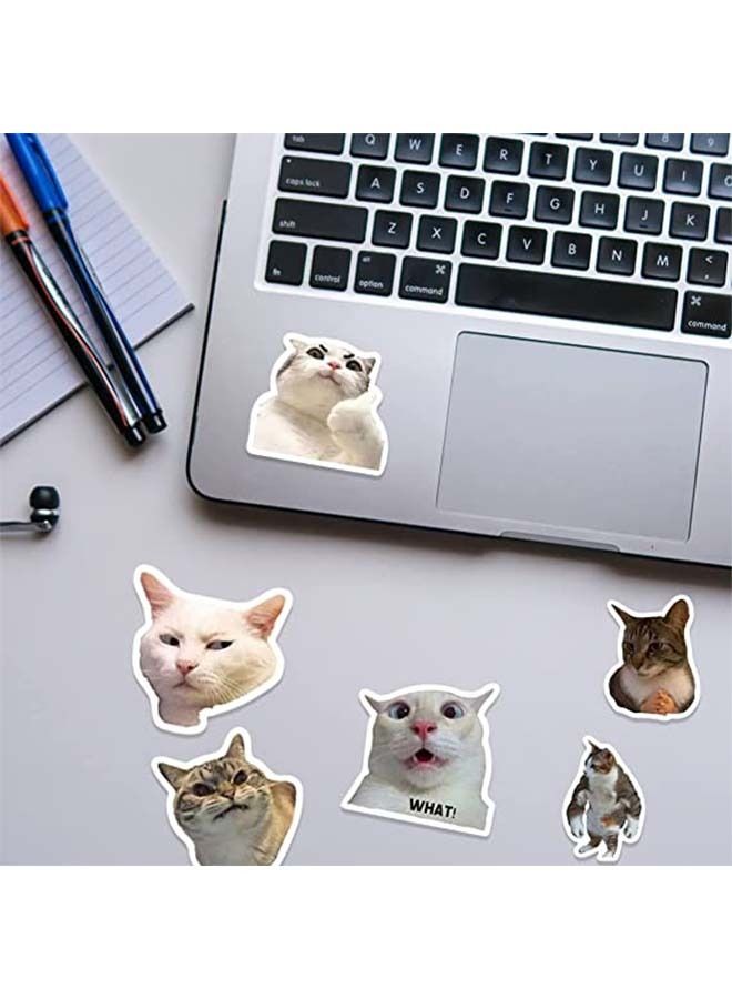 50 Pieces Cute Cat Stickers - Image 5