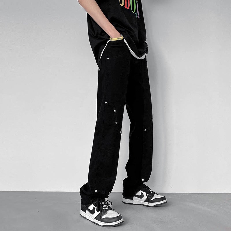 Unisex Casual Daily Denim Jeans - Image 1