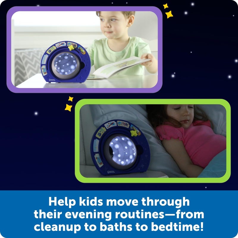 Learning Resources Bedtime Routines - Visual Timer for Kids, Night Light, Time Management Tools for Daily Organization, Count Down Clock, Homeschool Supplies - Image 2