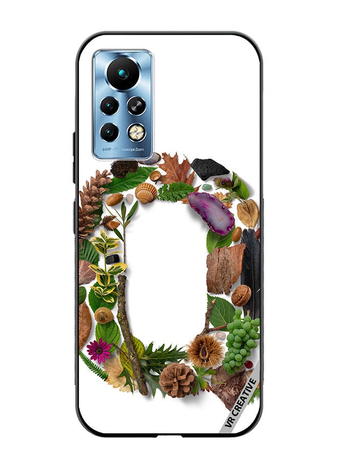 VR CREATIVE Protective Case Cover For Infinix Note 11 Pro Alphabet Q Design Multicolour - Image 1