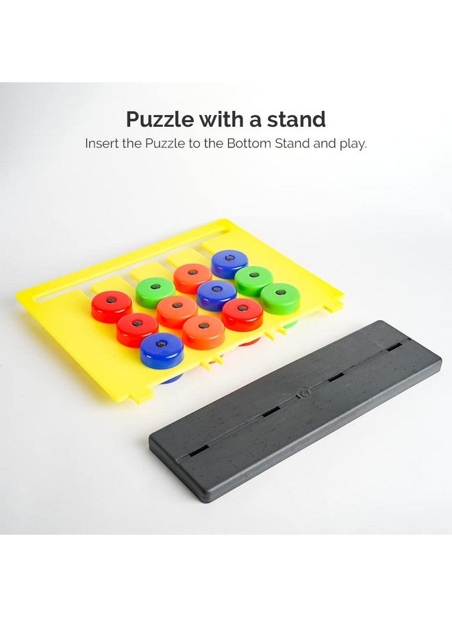 RATNA'S RATNA'S Colour Challenge Montessori Slide & Match Puzzles - Brain Game for Kids | Fun and Colourful Pattern Making Activity Toys | Early Development and Learning Kids Toys for 3+ Years  - Image 5