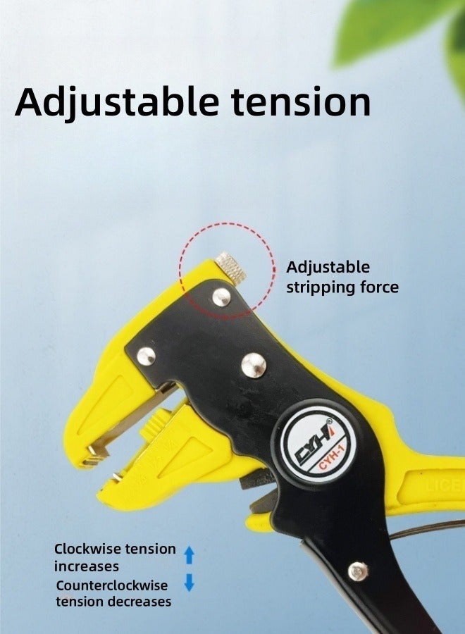 MLADEN 7inch Multifunctional Wire Stripper Handle Duckbill Pliers,Portable Wire Stripping Pliers Crimping Electrician Cutting pliers 0.8mm-2.6mm Optional - Image 4