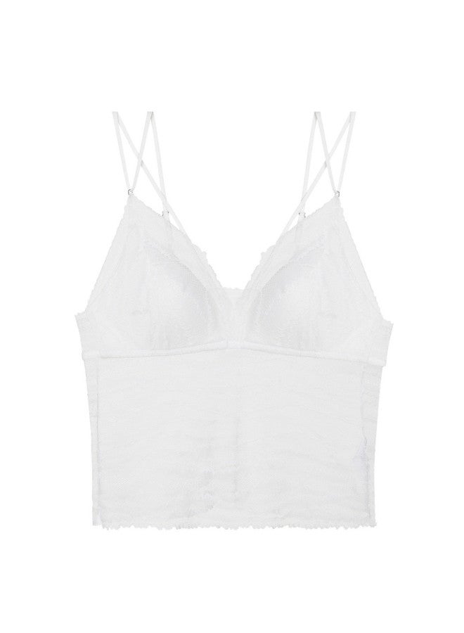 AIMER Slim-Strap Backless Bralette With Built-In Cups For Women - Image 4
