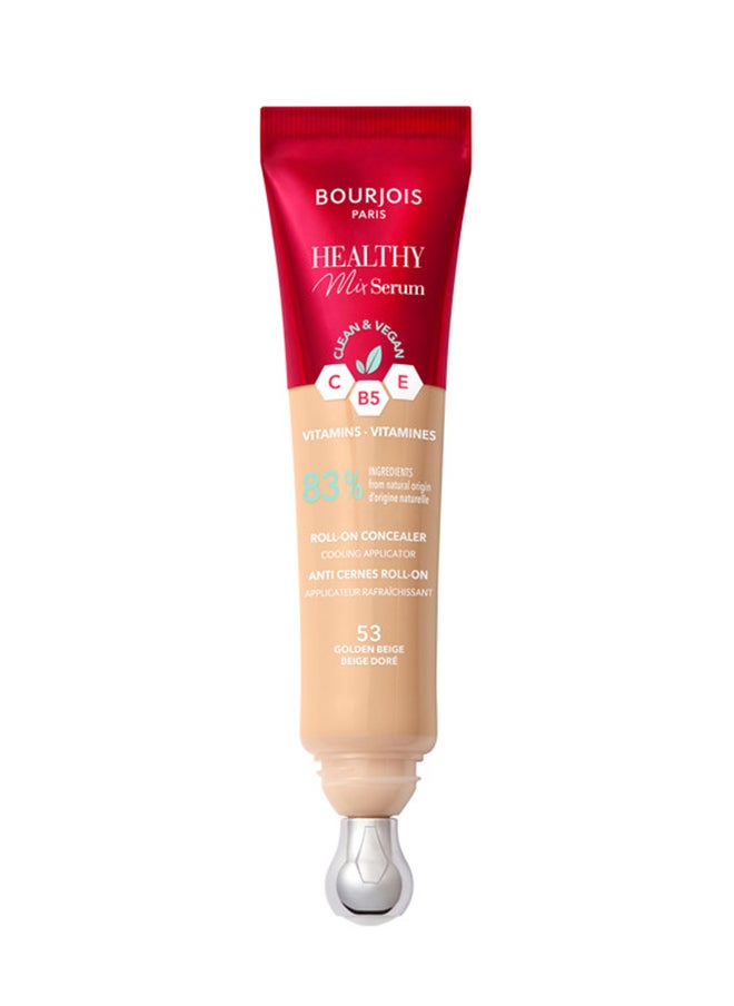 BOURJOIS PARIS مصل إخفاء العيوب 2 في 1 من هيلثي ميكس - بيج ذهبي، 11 مل  - Image 1