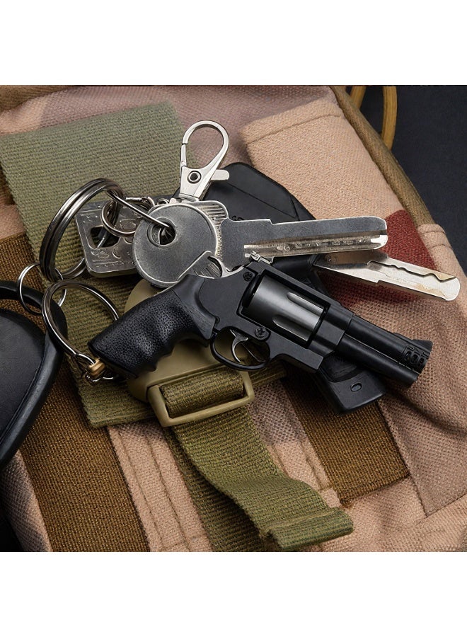 Mini Metal Gun Shape Key Chain - Image 3