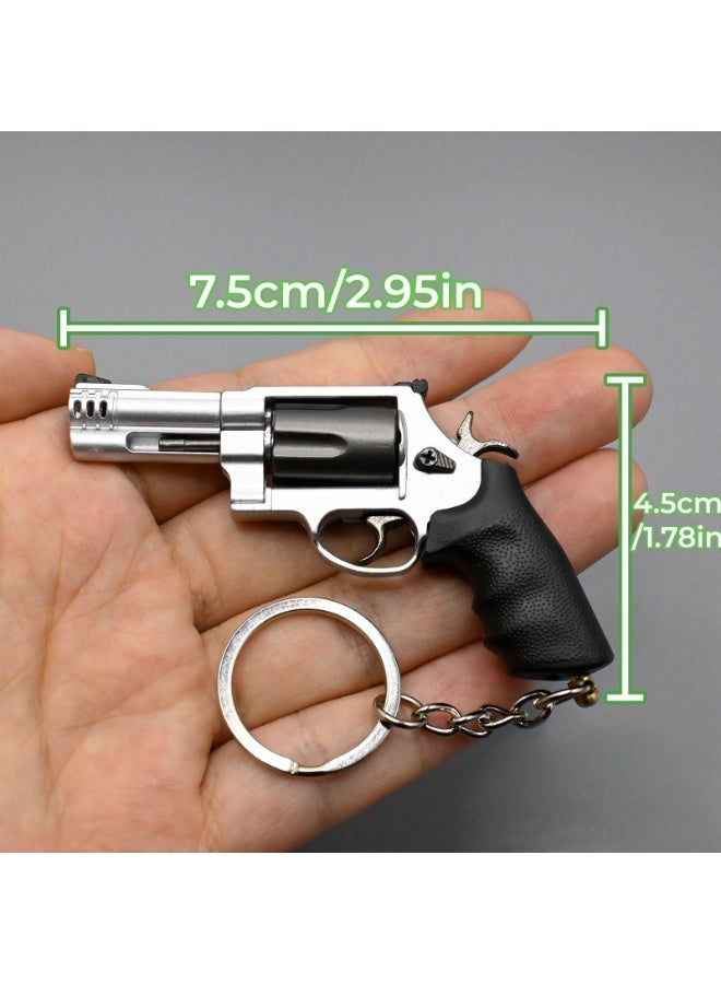 Mini Metal Gun Shape Key Chain - Image 1