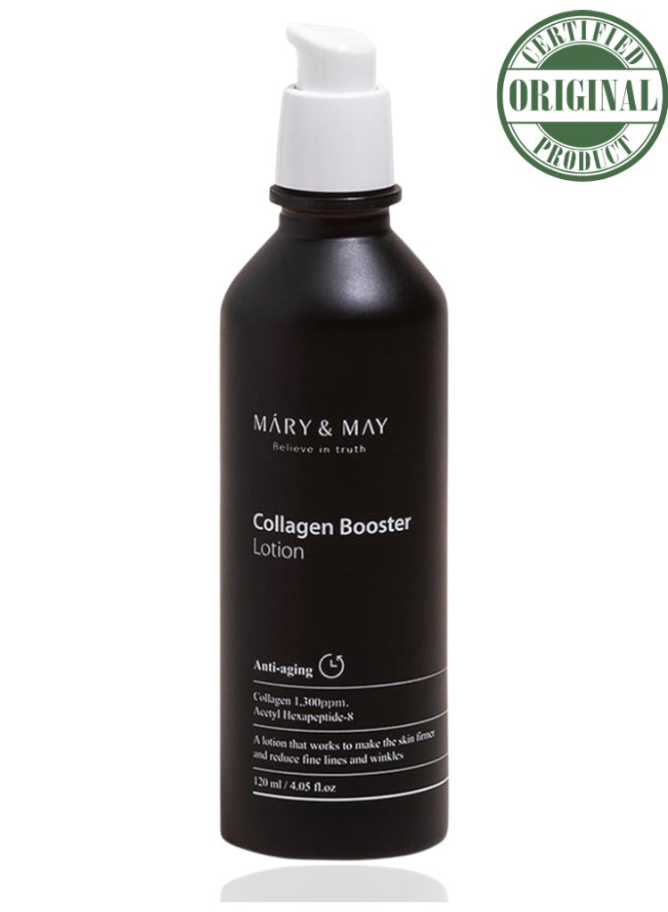 MARY & MAY Loss of Firmness & Wrinkles Solution – Mary&May Collagen Booster Lotion for Elasticity, Deep Hydration & Youthful Skin Glow - Image 1