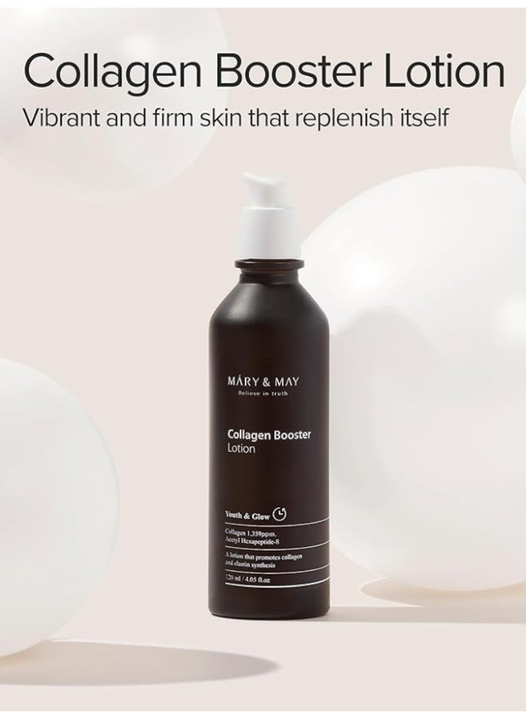 MARY & MAY Loss of Firmness & Wrinkles Solution – Mary&May Collagen Booster Lotion for Elasticity, Deep Hydration & Youthful Skin Glow - Image 2