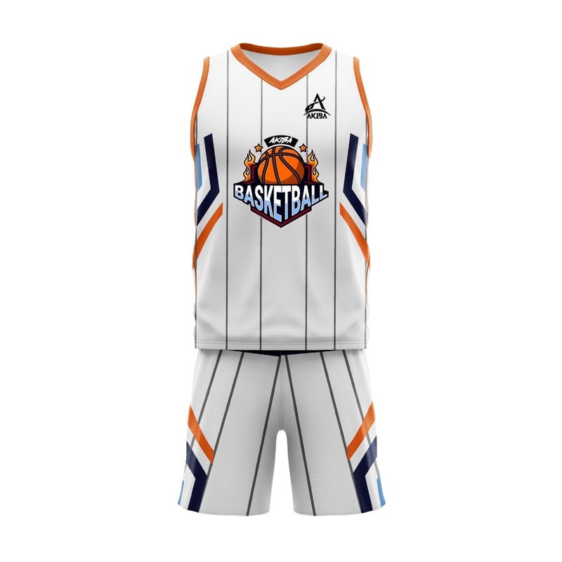 AKIBA Sublimation Print Basketball Jersey/Shirt with Shorts for Unisex ((36) - Image 4