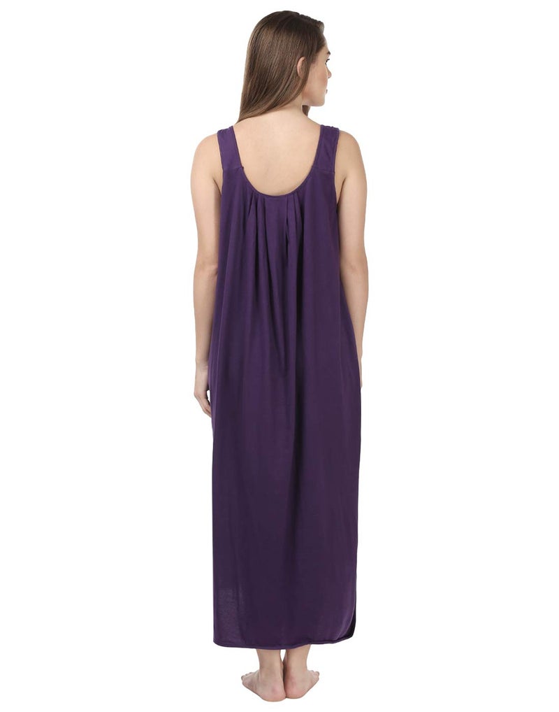 BLAZON Women's Cotton Hosiery Solid Maxi Nighty Slip (Pack of 2 11003 BLUEVIOLET_Vivid_Violet_XXL_Blueviolet_Vivid_Violet_XX-Large) - Image 5