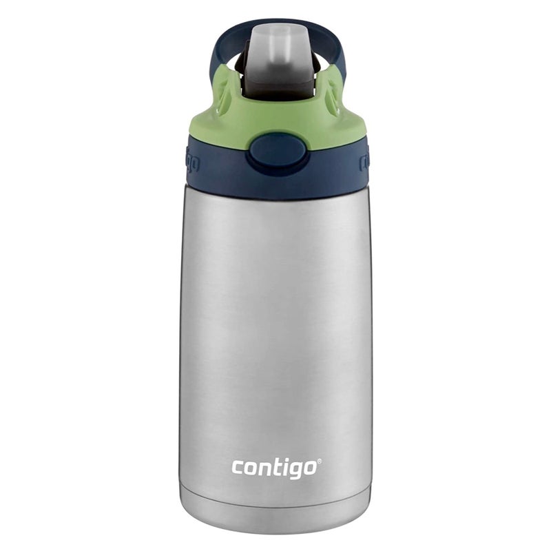 Contigo Kids Straw Stainless Steel Water Bottle With Autospout Lid  13Oz. - Image 2