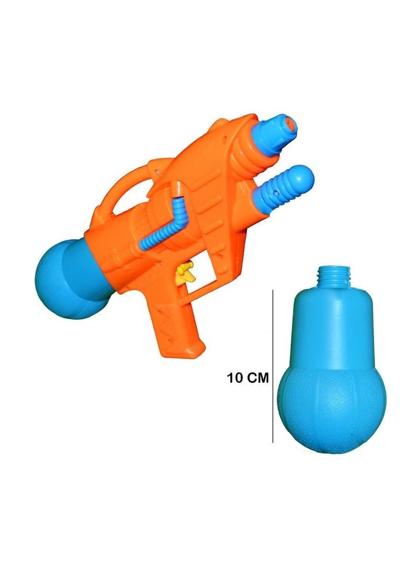 Planet of Toys - Holi Pichkari High Pressure Water Gun Toy For Kids With Tank 300ml Tank AQUAFUN Orange - Image 1