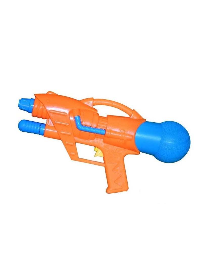 Planet of Toys - Holi Pichkari High Pressure Water Gun Toy For Kids With Tank 300ml Tank AQUAFUN Orange - Image 1