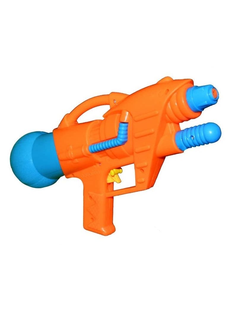 Planet of Toys - Holi Pichkari High Pressure Water Gun Toy For Kids With Tank 300ml Tank AQUAFUN Orange - Image 1
