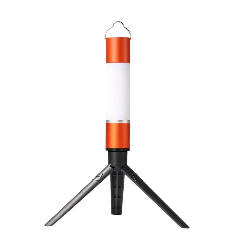 SNOOGG White LED Torch lamp , Portable Telescopic Flashlight, Zoomable, USB Rechargeable, Hanging Light, Dual-Type LED, Lantern, Camping, Emergency Outdoor and Indoor with Foldable Stand - Image 1