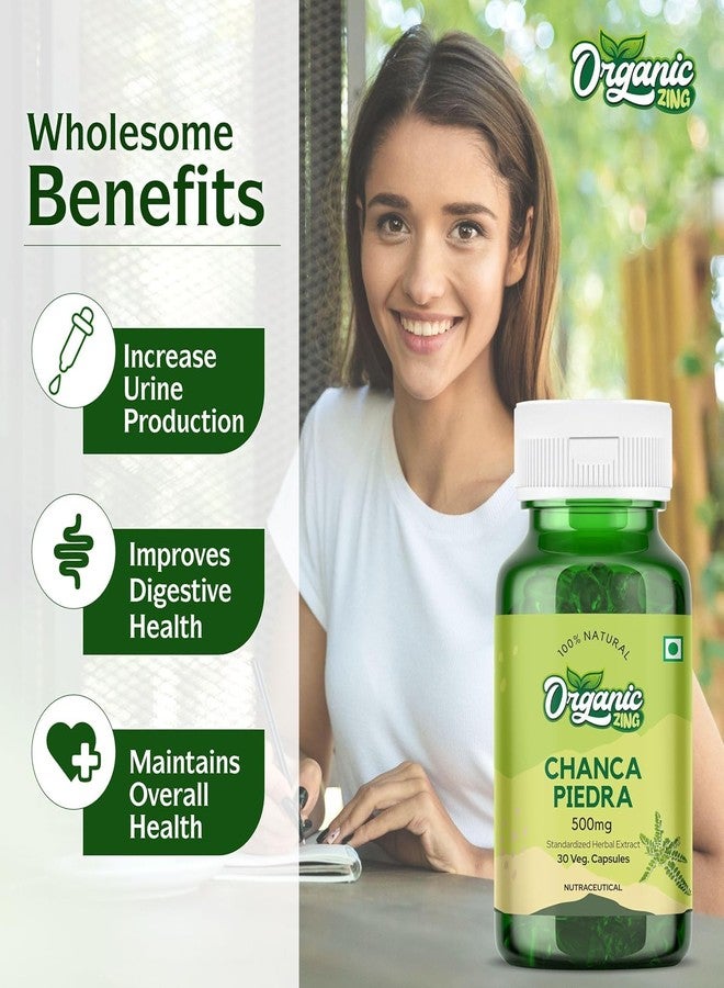 Organic Zing Chanca Piedra 500mg - 30 Caps - Image 5