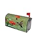 Mount Hour Mount Hour Hummingbirds Birds Spring Summer Red Flowers Blossom Mailbox Covers Magnetic Floral Post Box Cover Wraps  - Image 2
