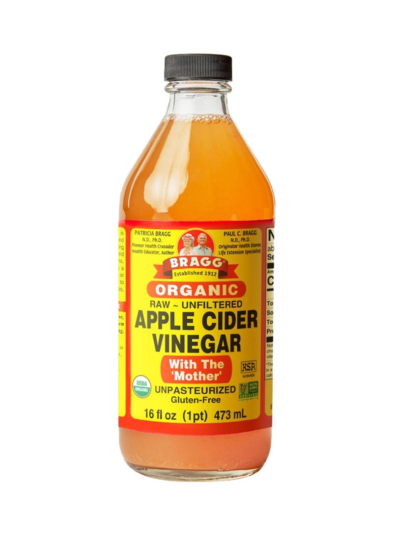 Bragg Organic Raw Apple Cider Vinegar Health Supplement 473 ml