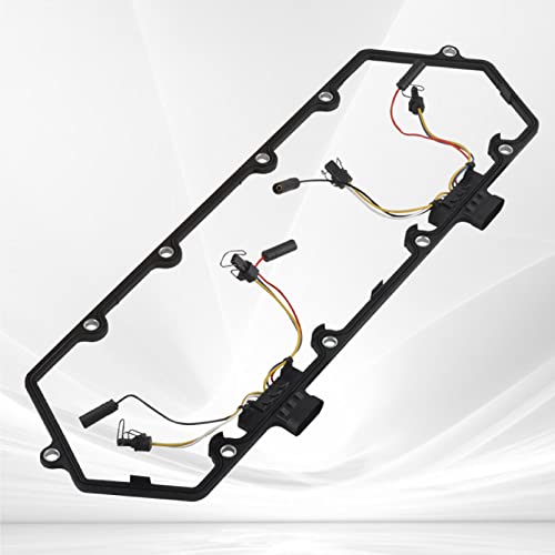 FGJQEFG Injector Glow Plug Harnesses + Valve Cover Gaskets + Relay Solenoid Compatible with 94-97 7.3L Ford F250 E350 Powerstroke Diesel Replace F4TZ12A342BA F4TZ-9D930-K F4TZ-6584-A F81Z-12B533-AC - Image 5