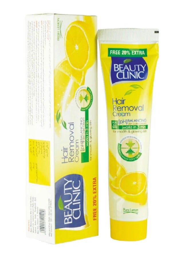 Hair Removal Cream With Fresh Lemon