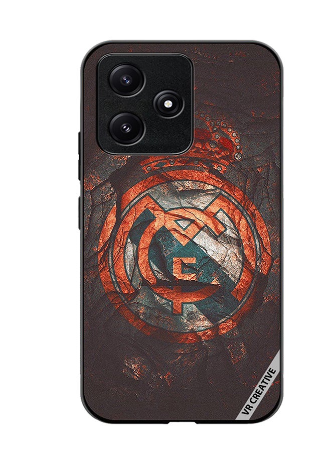 VR CREATIVE Protective Case Cover For Xiaomi Poco M6 Pro 5G Real Madrid Cake Design Multicolour - Image 1