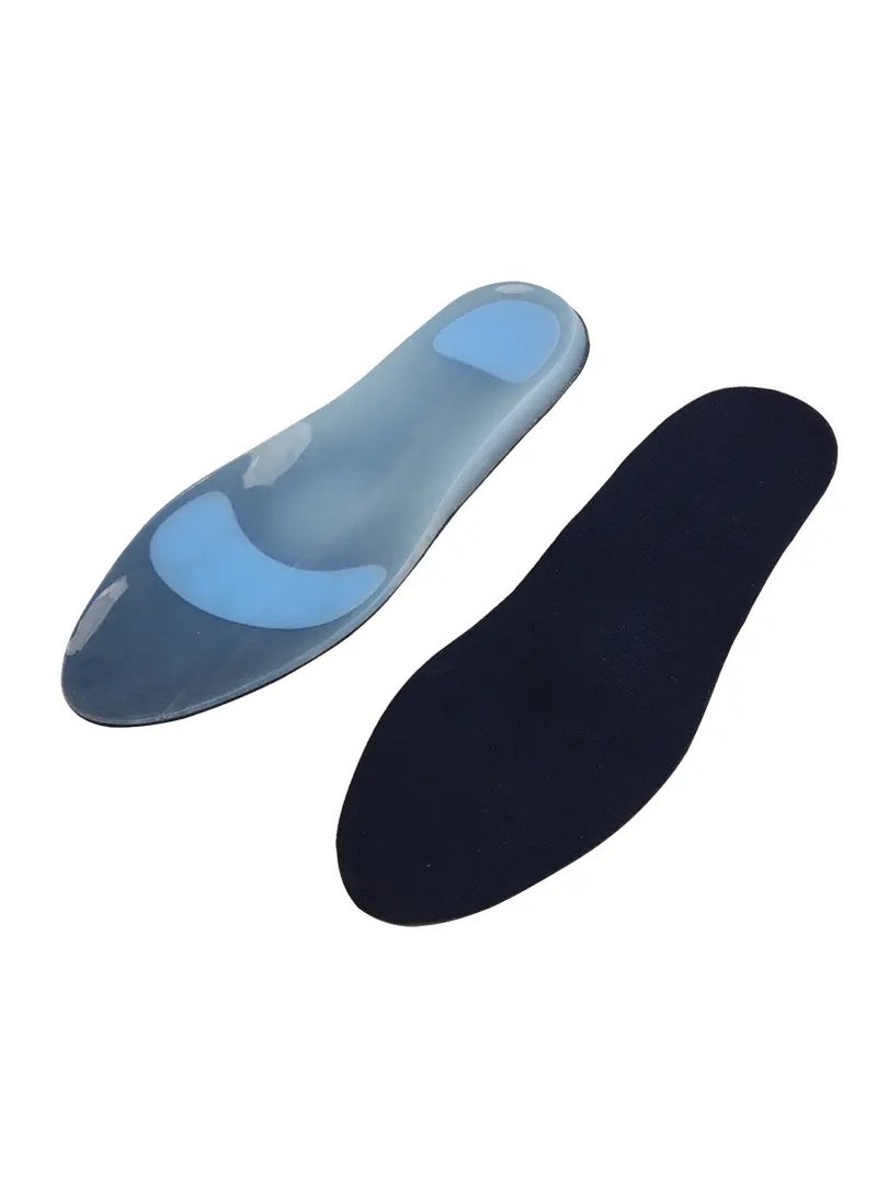 AID PLUS Silicone Insoles With Textile (Xxl) – Maximum Comfort And Foot Support For Larger Feet, 60823